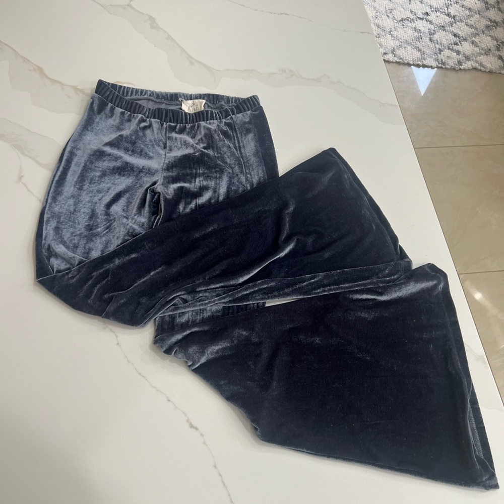 Velour high waisted Bell Bottoms sz Small